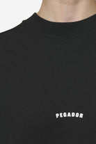 Pegador Gabi Heavy Oversized Tee Black Detailshot aus der Next Wave Kollektion für DaHerren