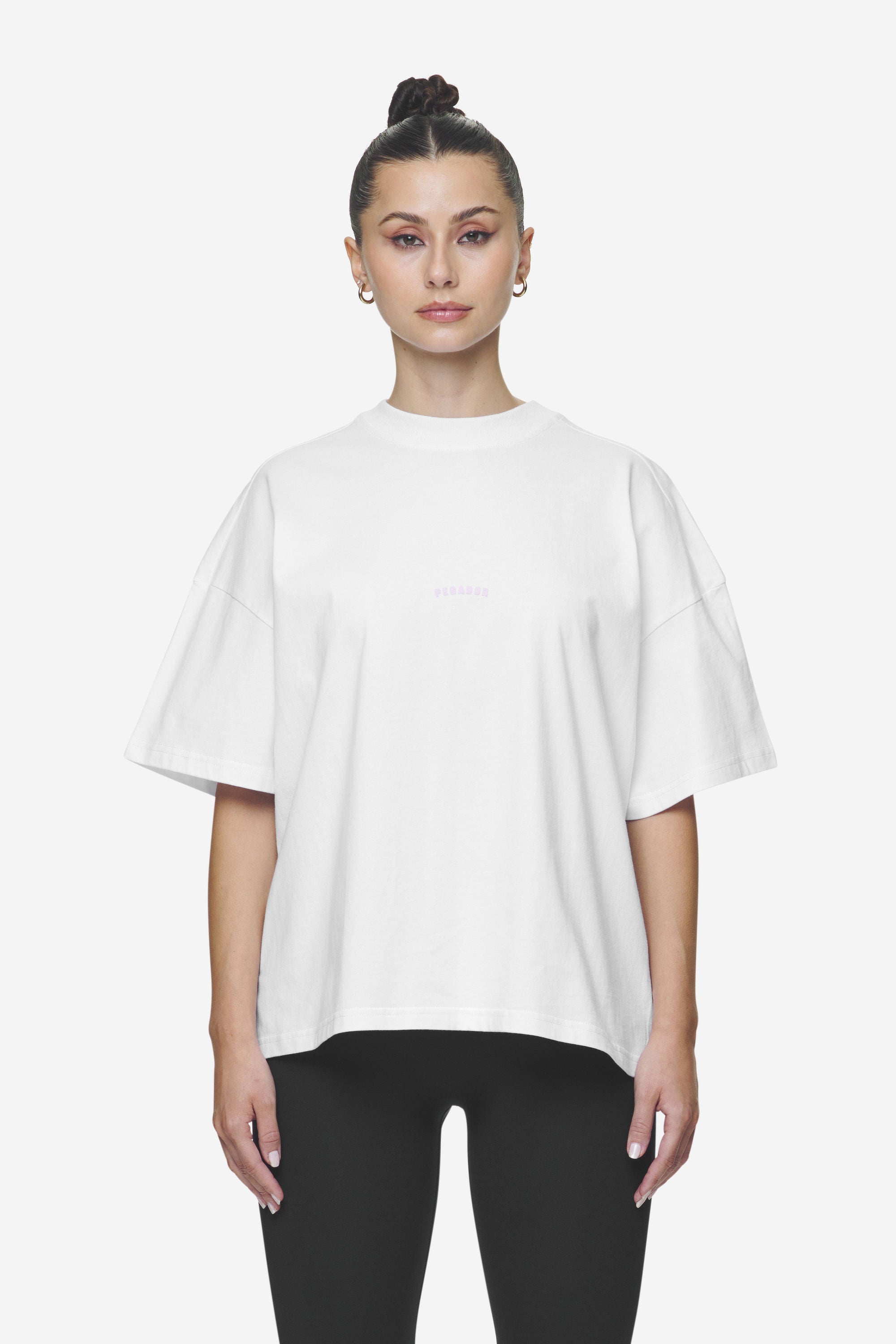 Pegador Gabi Heavy Oversized Tee White Gegenansicht aus der Next Wave Kollektion für DaHerren