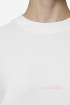 Pegador Gabi Heavy Oversized Tee White Detailshot aus der Next Wave Kollektion für DaHerren