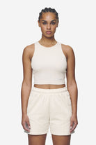 Pegador Ayla Crop Top Washed Coast Sand White Hauptansicht aus der Next Wave Kollektion für DaHerren