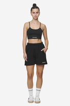 Pegador Sully High Waisted Shorts Black White Gum Ganzkörper Bild aus der Next Wave Kollektion für DaHerren