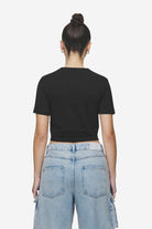 Pegador Jenna Cropped Baby Tee Black Gegenansicht aus der Next Wave Kollektion für DaHerren