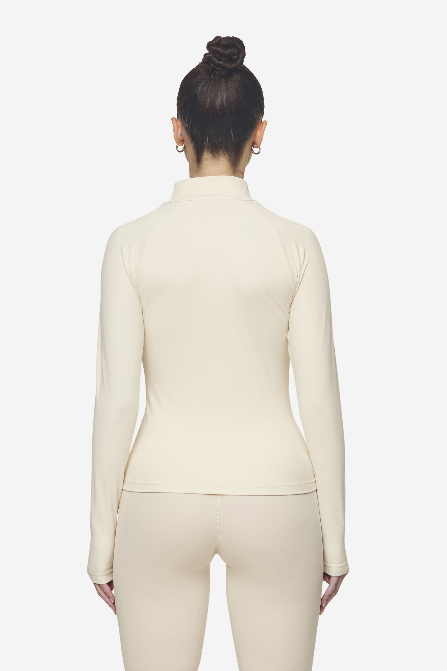 Pegador Maria Zip Longsleeve Coast Sand Detailshot aus der Next Wave Kollektion für DaHerren