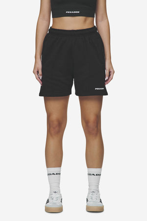 Pegador Sully High Waisted Shorts Black White Gum Hauptansicht aus der Next Wave Kollektion für DaHerren