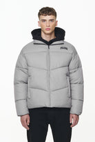 Pegador Spiller Puffer Jacket Rock Grey Seitenansicht aus der PEGADOR® Outerwear 23 Kollektion für Herren