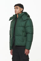 Pegador Margo Puffer Jacket British Green Gegenansicht aus der PEGADOR® Outerwear 23 Kollektion für Herren