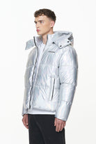 Pegador Margo Puffer Jacket Chrome Gegenansicht aus der PEGADOR® Outerwear 23 Kollektion für Herren