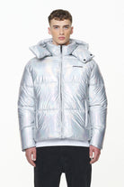 Pegador Margo Puffer Jacket Chrome Seitenansicht aus der PEGADOR® Outerwear 23 Kollektion für Herren