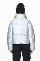 Pegador Sugar Future Puffer Jacket Chrome Detailshot aus der PEGADOR® Outerwear 23 Kollektion für DaHerren