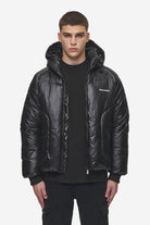 Pegador Toby Raglan Puffer Jacket Black Hauptansicht aus der PEGADOR® Outerwear 24 Kollektion für Herren