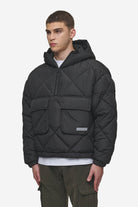 Pegador Eldred Jump-In Puffer Jacket Black Seitenansicht aus der PEGADOR® Outerwear 24 Kollektion für Herren