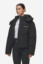 Pegador Blanca Puffer Jacket Black Gegenansicht aus der PEGADOR® Outerwear 24 Kollektion für DaHerren