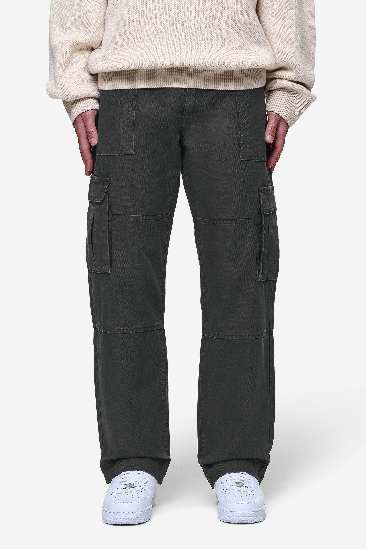 Pegador Risley Cargo Pants Dark Grey Hauptansicht aus der PEGADOR® Jeans Kollektion für Herren