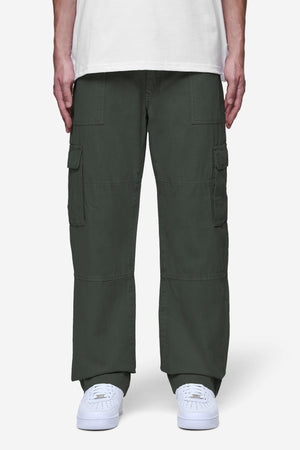 Pegador Risley Cargo Pants Olive Green Hauptansicht aus der PEGADOR® Jeans Kollektion für Herren