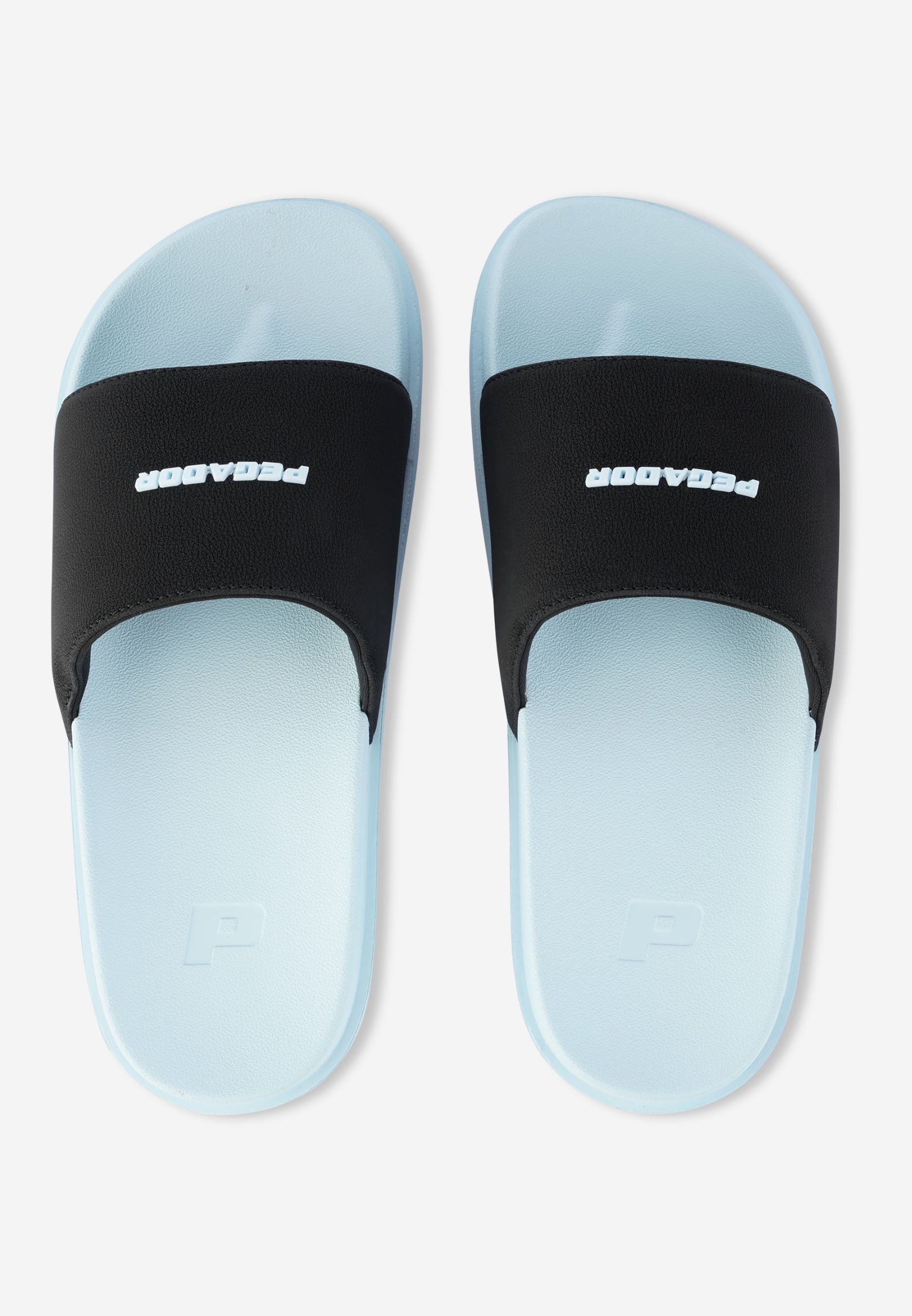 Pegador Suna Slide Baby Blue Black Baby Blue Detailshot aus der Next Wave Kollektion für Herren