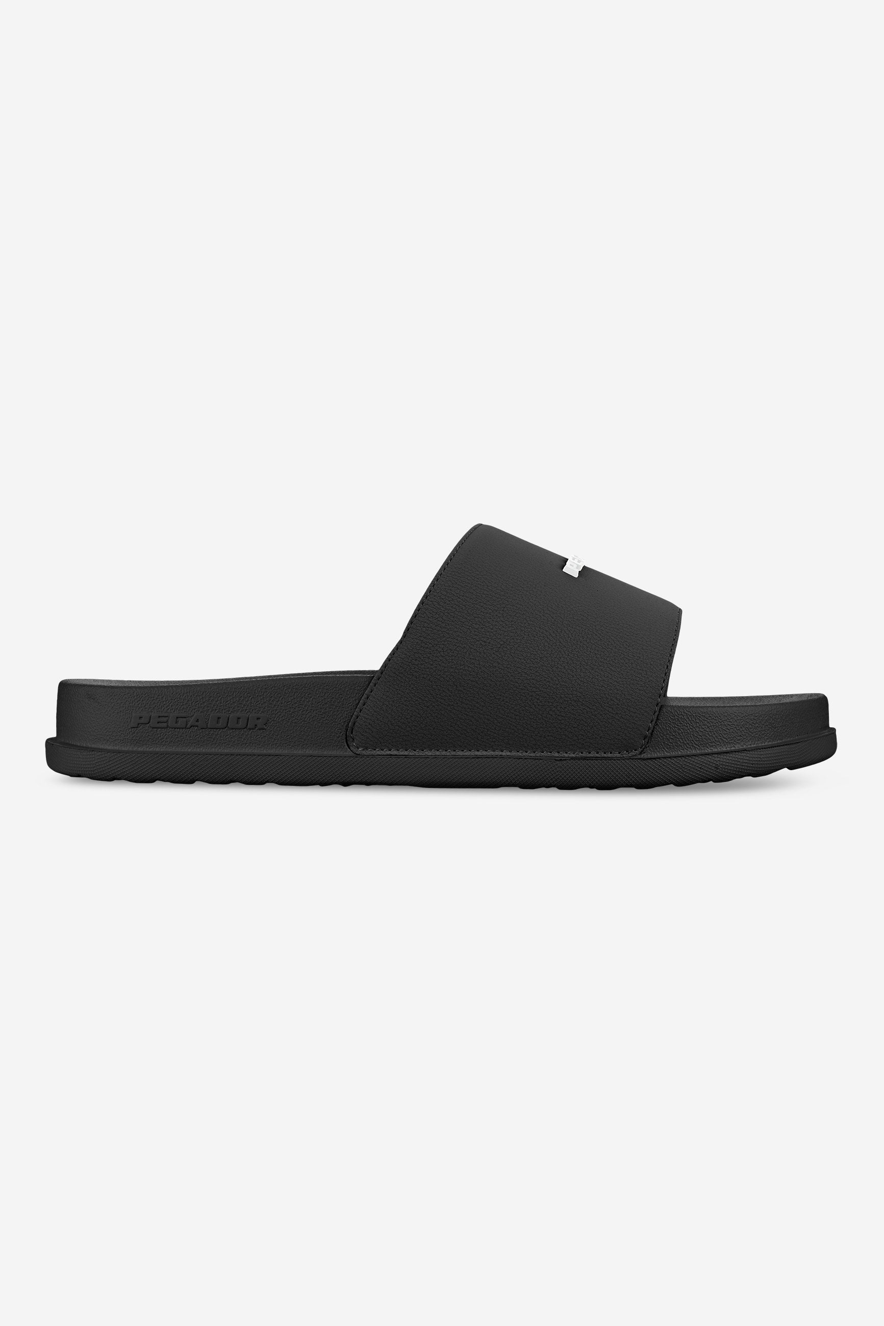 Pegador Suna Slide Black White Seitenansicht aus der Next Wave Kollektion für Herren