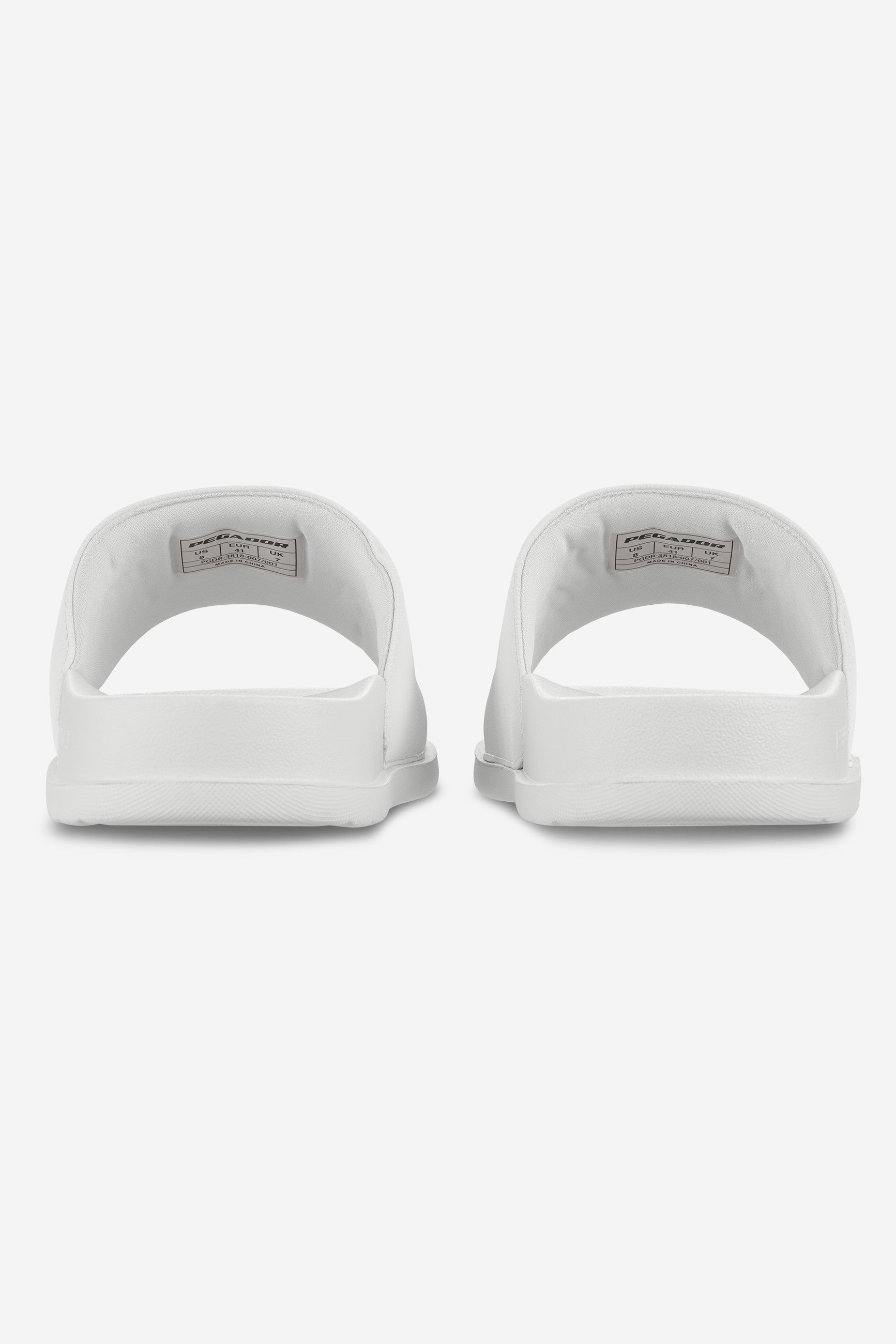 Pegador Suna Slide White Black Detailshot aus der Next Wave Kollektion für Herren