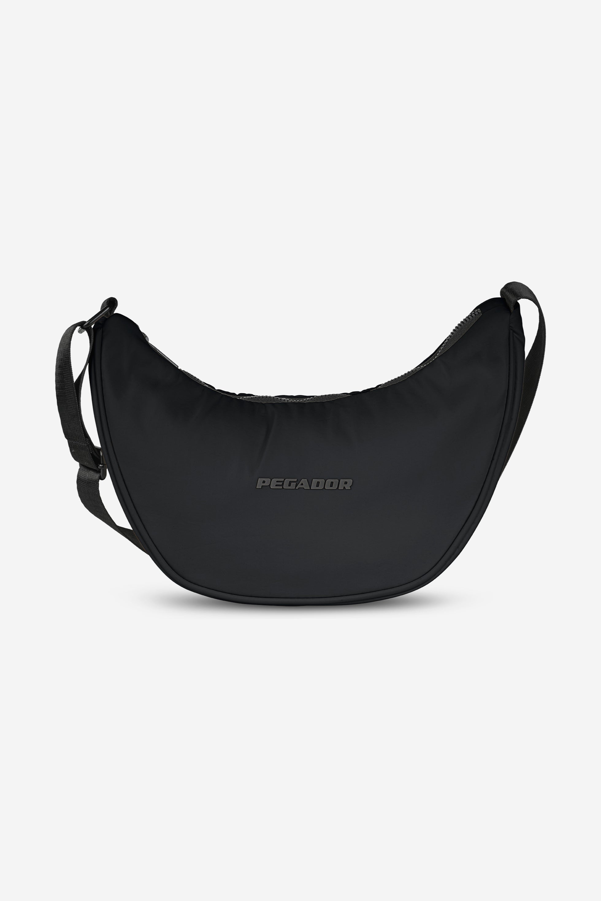 Pegador Sycamore Logo Nylon Shoulder Bag Black Gegenansicht aus der Next Wave Kollektion für Herren