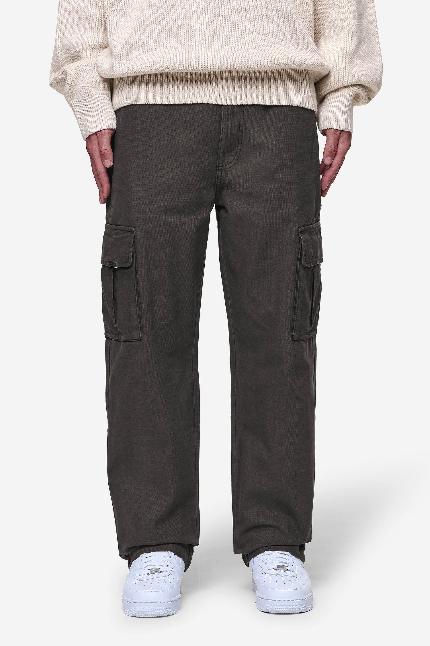 Pegador Waymir Cargo Pants Dark Brown Hauptansicht aus der PEGADOR® Jeans Kollektion für Herren