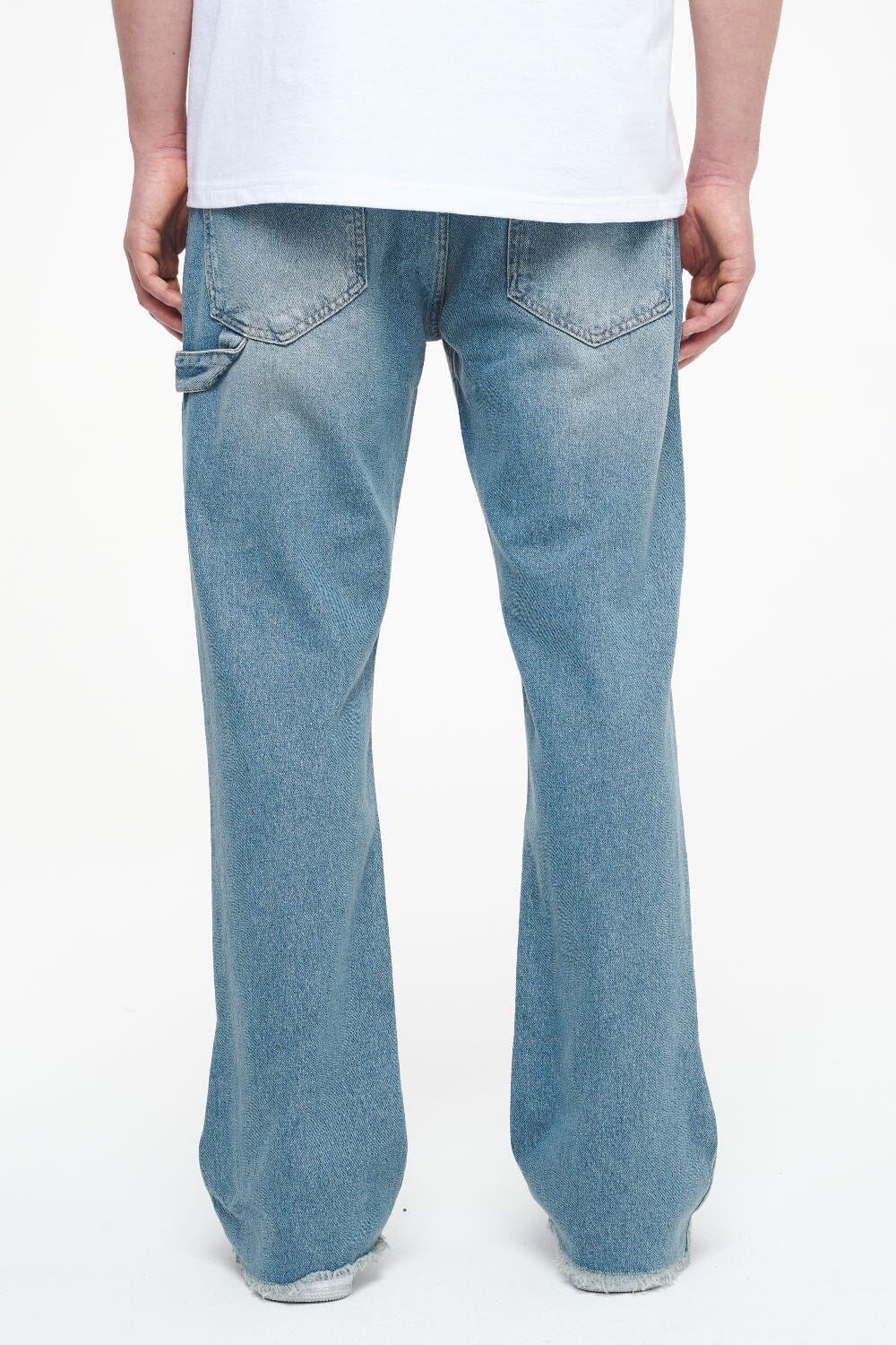 Pegador Alma Flared Jeans Washed Light Blue Gegenansicht aus der Trust The Process Kollektion für Herren