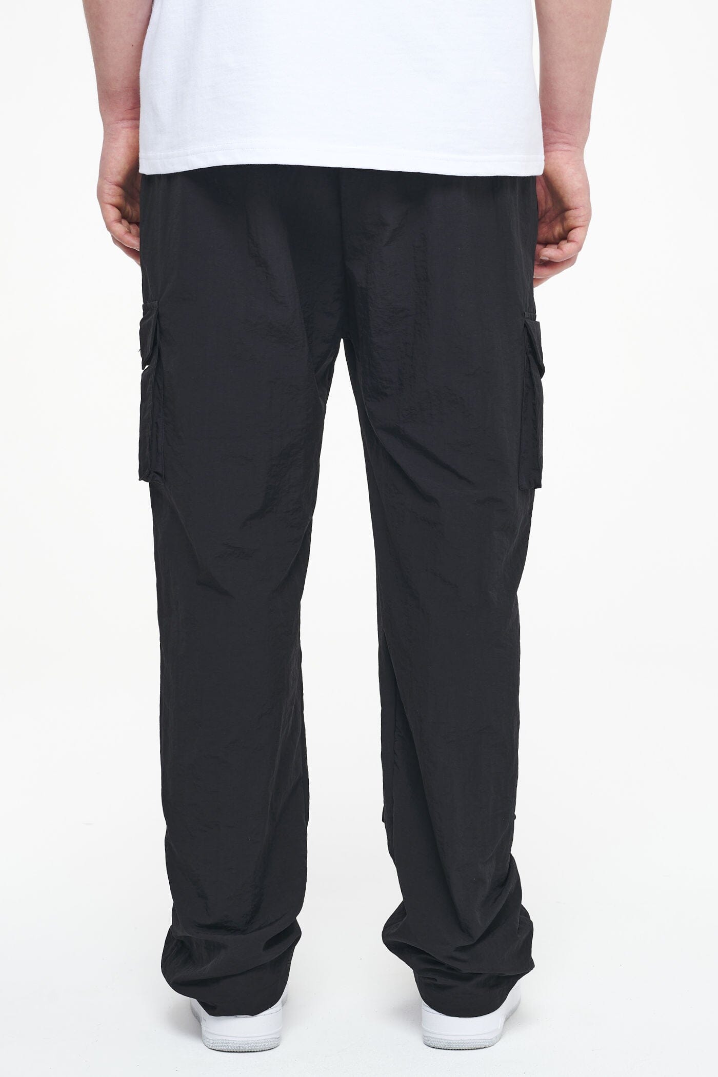 Pegador Bonac Baggy Track Pants Black Gegenansicht aus der Trust The Process Kollektion für Herren