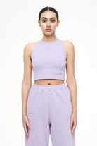 Pegador Ayla Crop Top Vintage Washed Purple Paste Hauptansicht aus der Trust The Process Kollektion für DaHerren