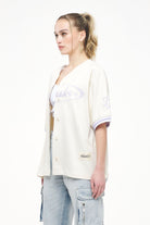 Pegador Angeles Oversize Baseball Shirt Angels Cream Gegenansicht aus der Trust The Process Kollektion für DaHerren