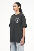 Pegador Jay Oversized Tee Vintage Washed Iron Grey Gegenansicht aus der Trust The Process Kollektion für DaHerren